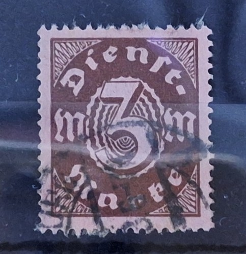 German Reich - Gov. Ser. stamp - Mi 66 - 3M - used - 1923
