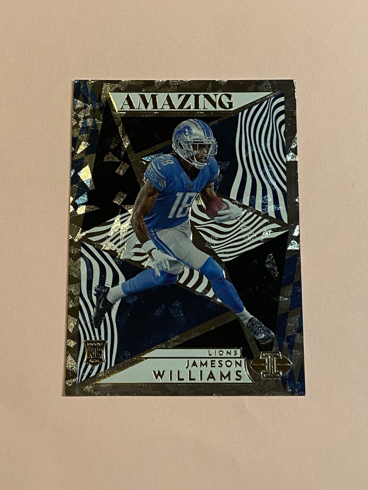 Jameson Williams 2022 Panini Illusions Amazing Rookie RC