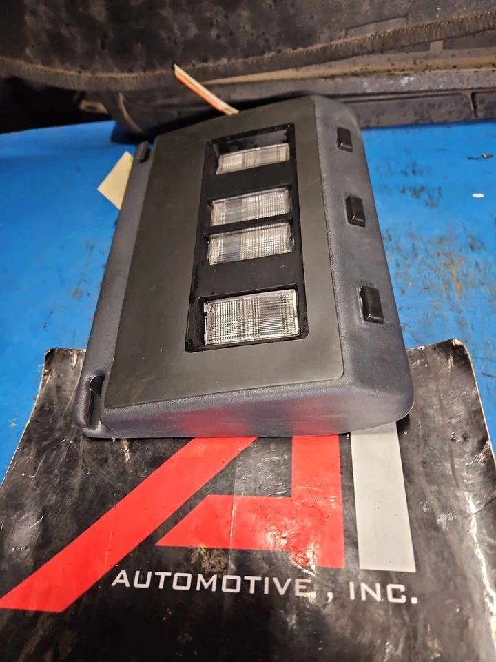 84-88 PONTIAC FIERO Interior Dome Light Dual Map *Black* Roof Mounted OEM Foto 4 de 4