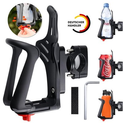 Flaschenhalter Fahrrad Trinkflaschen Halter Getränkehalter Halterung Motorrad DE