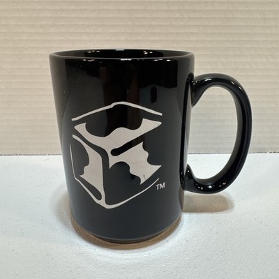 Gateway Computer Black & White Cow Logo Ceramic Coffee Mug 1980s Vintage