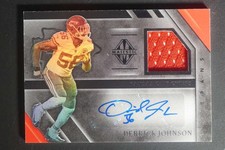 2019 Panini Majestic Derrick Johnson Jersey Auto Autograph /99 DV326