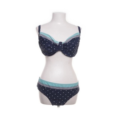 Lascana, Bikini, Größe: 44, Polyamid, Blau/Mehrfarbig, Gepunktet #Esj