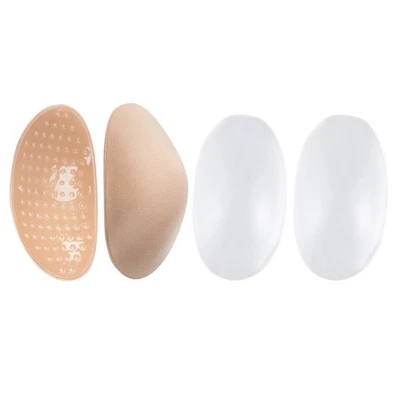 2 Pairs Shoulder Pads for Women Self Adhesive Transparent and Woman - Image 1 of 4