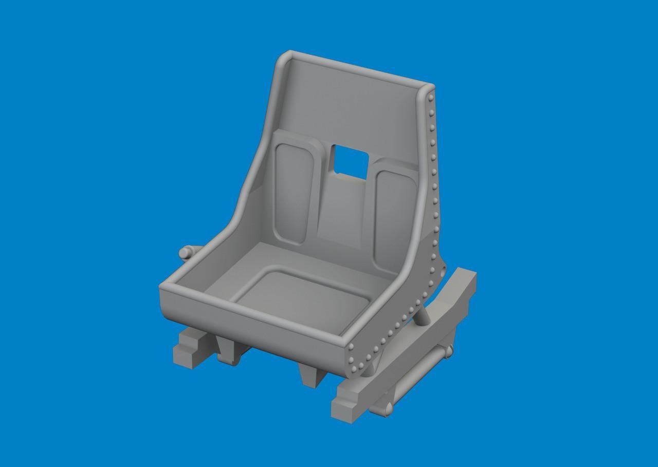 Eduard Accessories 6481046 - 1:48 Bulldog Seat Print - New - Image 2