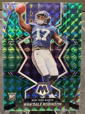 2022 Panini Mosaic Wandale Robinson Rookie 330 Green Prizm New York Giants RC