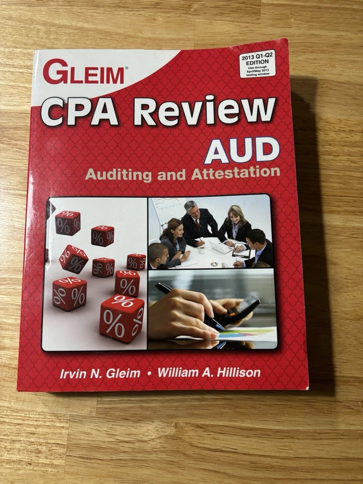 Gleim CPA Review Auditing and Attestation 2013 Edition Paperback - Image 4 of 4