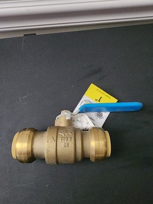  SHARKBITE 22223LFZ - 1'' Brass Push Ball Valve 818114