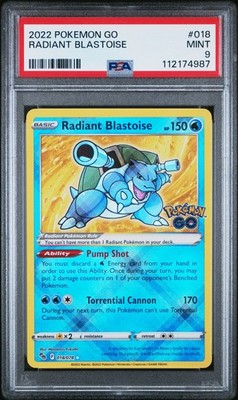 shiny blastoise pokemon go card Amazon.com: Radiant Blastoise - 018/078 - Pokemon Go