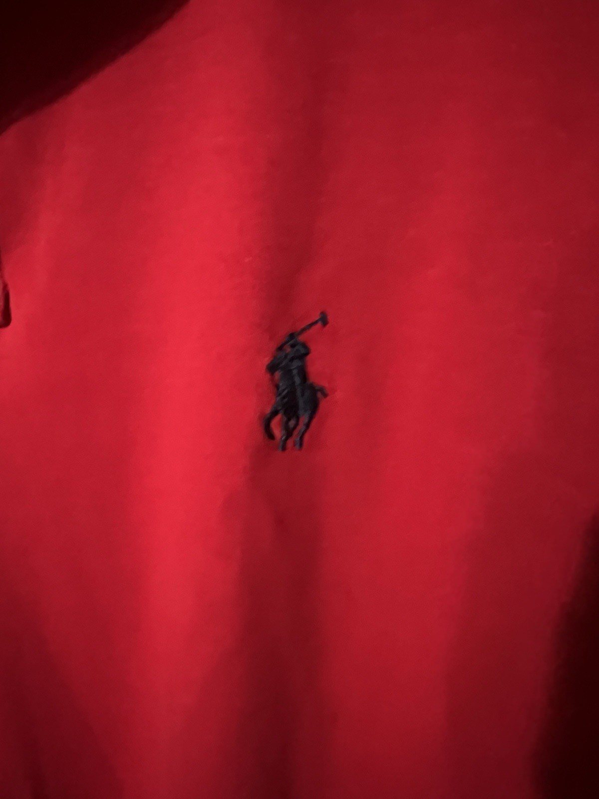 Polo Ralph Lauren camicia uomo grande rosso pony logo cotone golf rugby piqué preppy