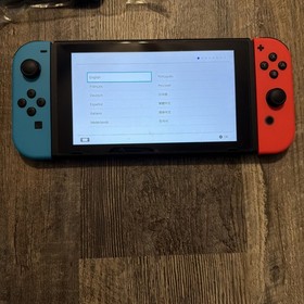 Nintendo Switch Handheld Console - Neon Blue Red  in  Excellent Condition