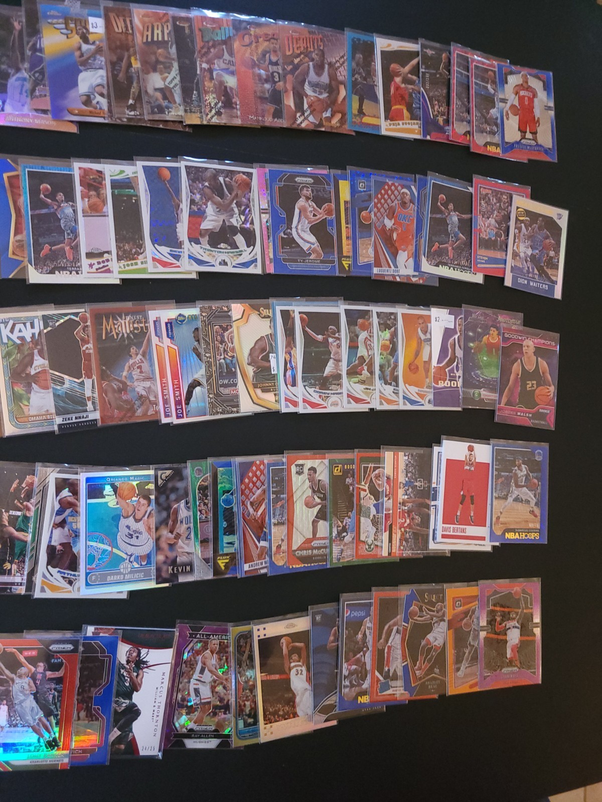 Huge Lot 697 NBA NCAA Basketball Topps Panini + 65 Auto, 28 Patch, 547 Numbered view 22