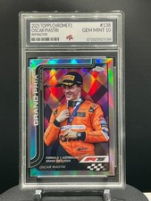 2025 Topps Chrome F1 Formula #138 Oscar Piastri Refractor ~GEM MINT PTA 10🔥