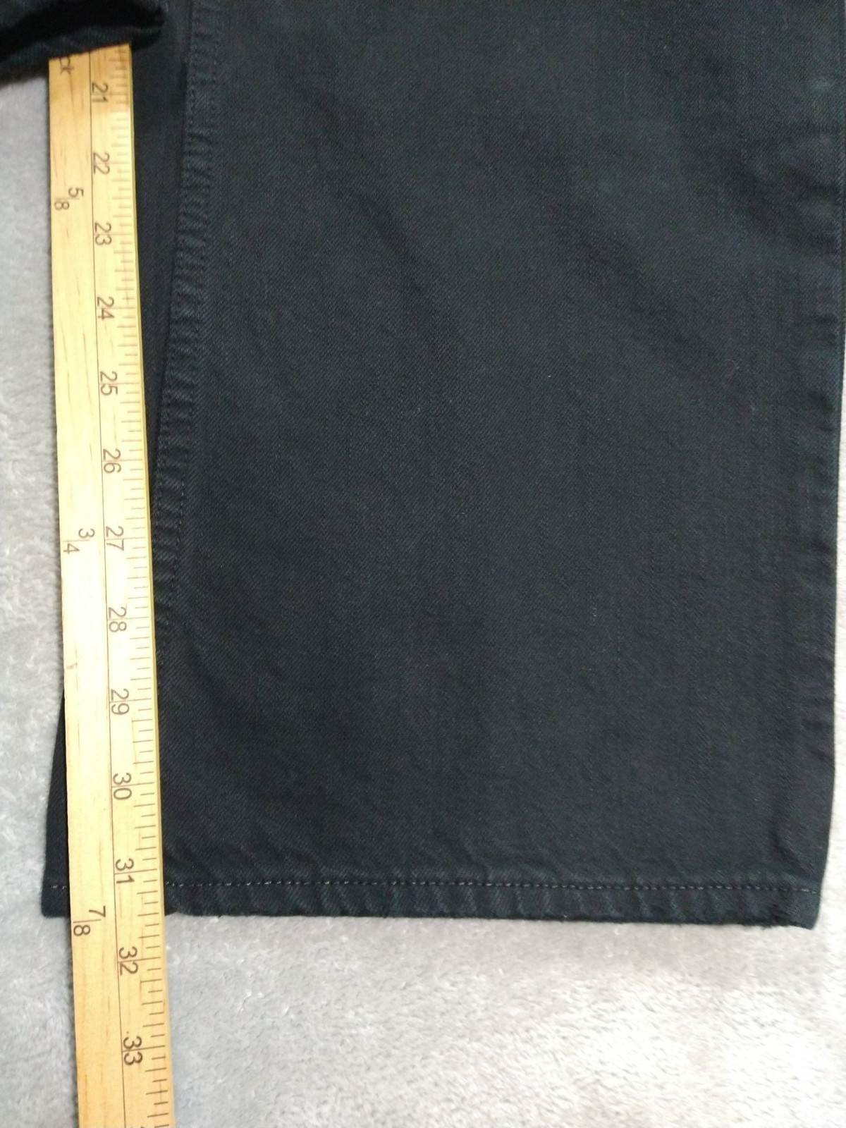 Polo Ralph Lauren Jeans Mens 44x32 Black Denim 867 Classic Fit Straight Leg thumbnail 5