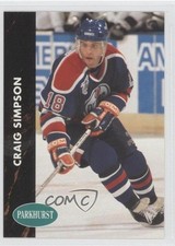 1991-92 Parkhurst Craig Simpson #54 0a0