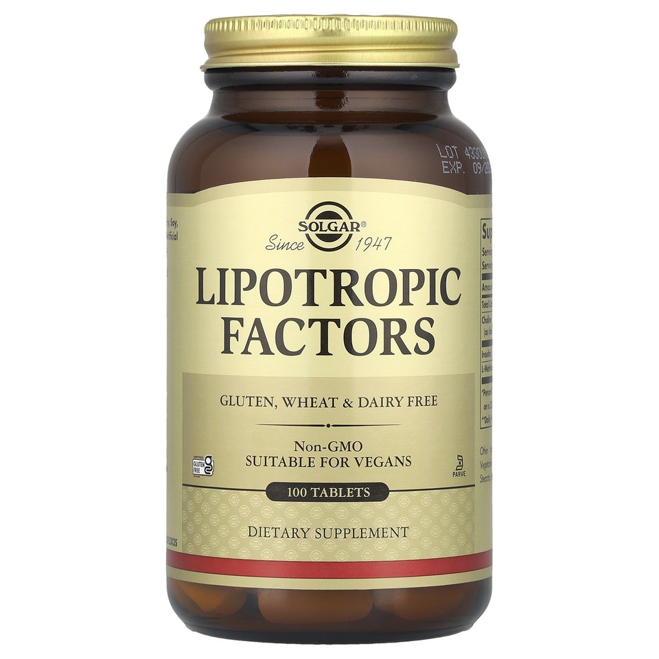 Lipotropic Factors, 100 Tablets