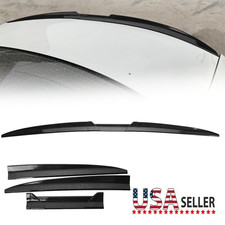 Rear Trunk Spoiler Wing Lip Carbon Fiber Pattern For Toyota For Matrix 2003-14