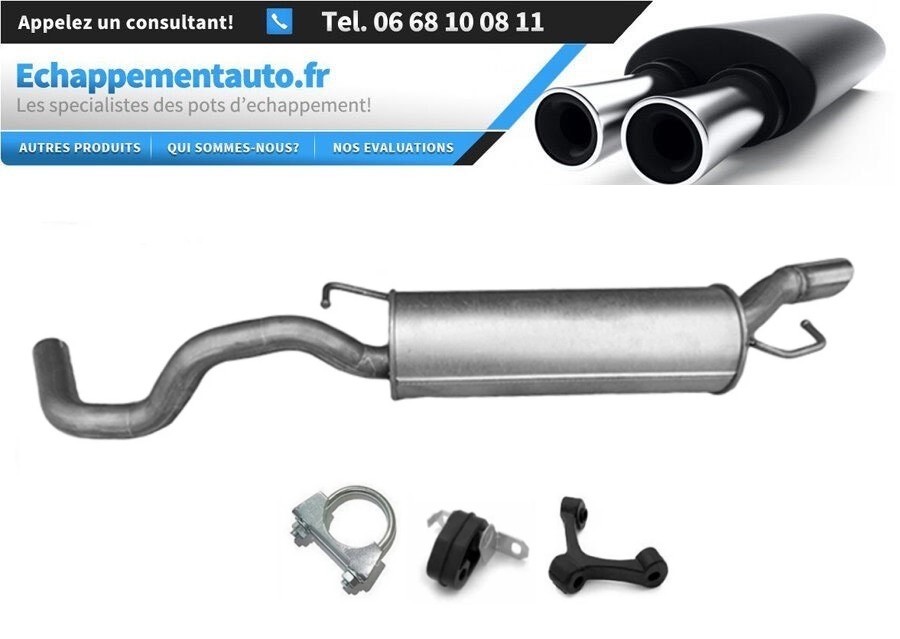 Échappement Audi TT 1.8T kit arrière pour remplacer une ligne rouillée sur coupé et cabriolet
