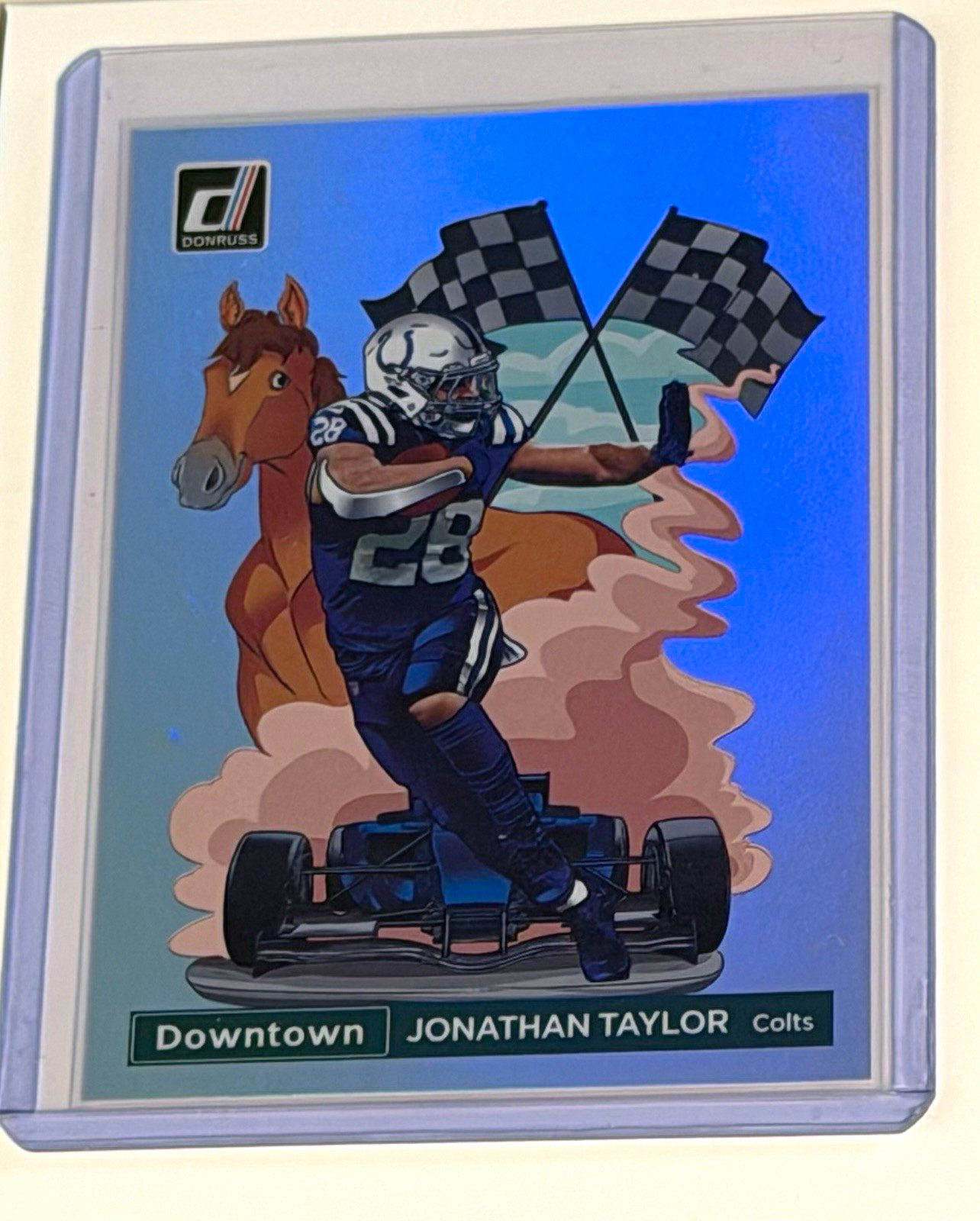 Panini 2022 Donruss Football Downtown Insert Jonathan Taylor Colts DT-JT