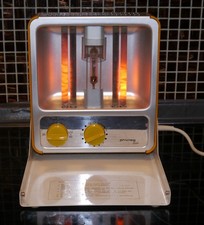 Privileg Ibiza UV/IR Spotlight G 193/1, Orange and White, Vintage Circa 1970s