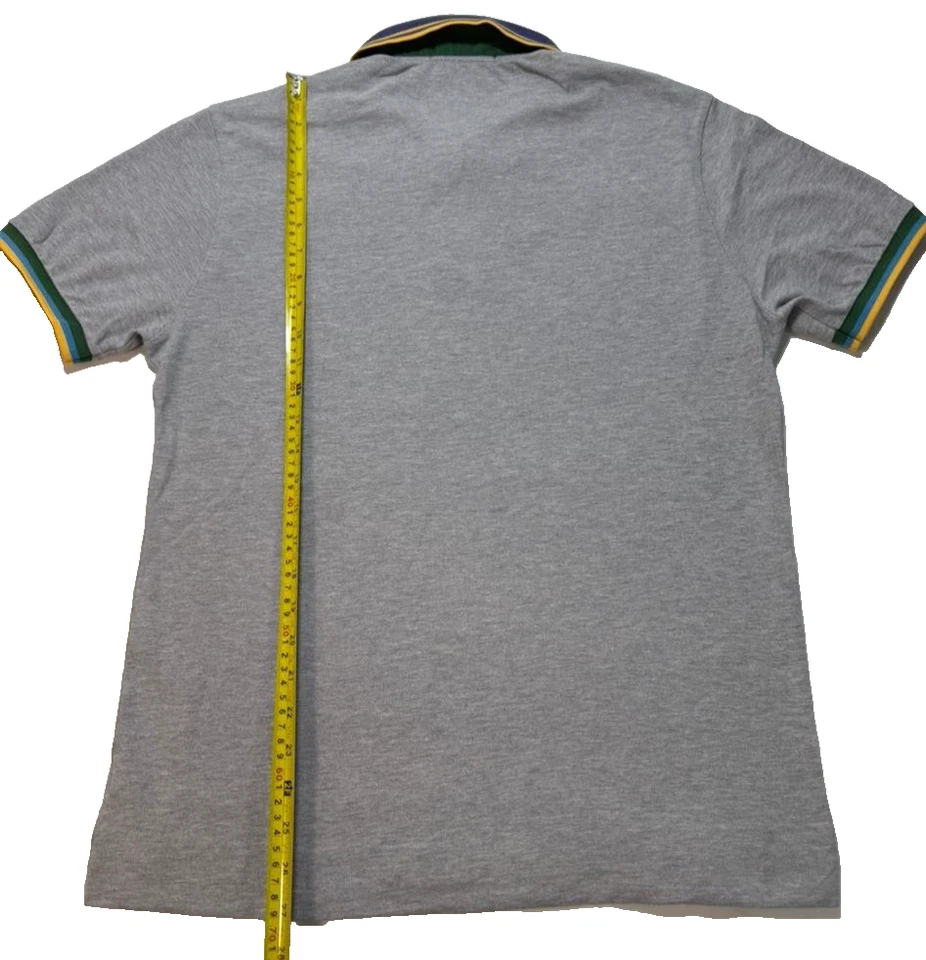 FRED PERRY EDICIÓN ESPECIAL POLO GRIS XXL LAUREL LOGO PARA HOMBRE - Imagen 3 de 4
