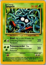 Tangela 66/102 Base Set Pokemon TCG