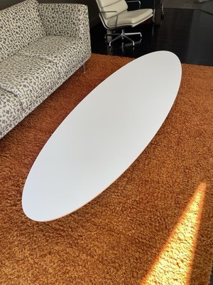 Charles& Ray Eames Wire Base  surfboard   Coffee Table White Top,  2005