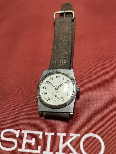 Seikosha "Dahlia" Vintage Manual Wind Watch Small Seconds Rare Japan