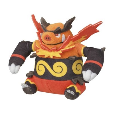 Sitting Cuties Emboar Plüschtier 15 cm - Pokemon Fit Scarlet & Violet - Neu