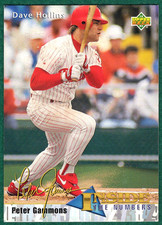 Dave Hollins - 1993 Upper Deck #458 - Phillies Inside the Numbers Baseball Card