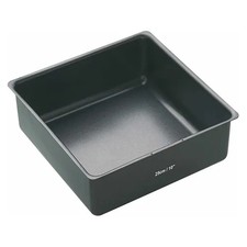 Image of MasterClass Non-Stick Deep Loose Base Cake Pan Square 25cm (10")