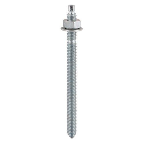 TIMCO Chemical Anchor Stud - BZP M12 x 160 Silver Pack 2