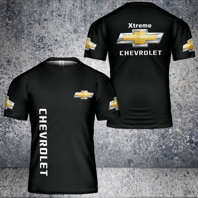 Custom Name - Men's CHEVROLEET Logo 3D Black - All Size