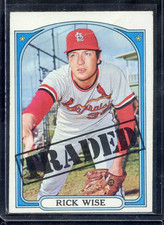 1972 Topps Tough High #756 Rick Wise Traded FR/GD (Crease) St. Louis Cardininals