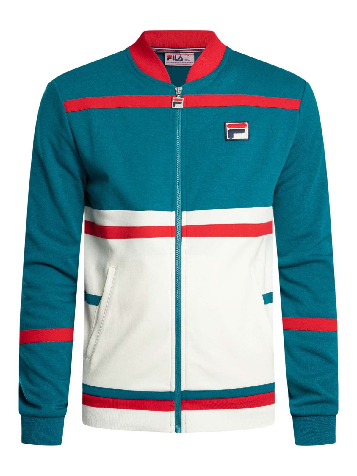 Fila Uomo Giacca da tuta Stefan Archive Cut & Sew verde