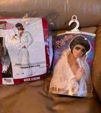 2009 HALLOWEEN CUSTOME of ELVIS PRESLEY, XLWHITE VEGAS SHOW STYLE, WITH WIG