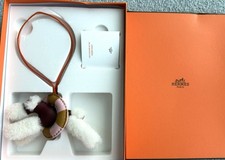 New Hermes Budy Dog Bag Charm Swimming A La Mer Bout Rouge H Feu Sesame Sakura