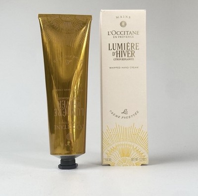 Limited Edition  L'OCCITANE Lumiere d'Hiver Whipped Hand Cream 150mL Large *Nib*