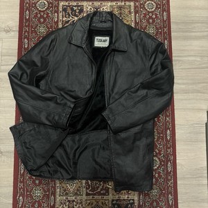 TUSKANY 黒 レザー ジャケット S Leather Flight Jacket – Black