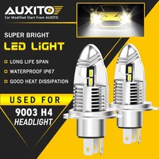 H4 Led 9003 Headlight Kit Bulbs White 200watt High Low Halogen Replace Lamp Q10d H4 Led 9003 Headlight Kit Bulbs White 200watt High Low Halogen Replace Lamp Q10d