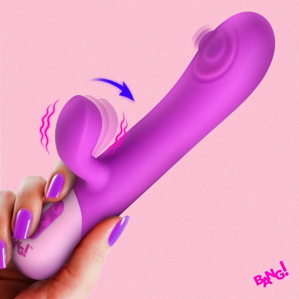 Bang!: Clit Tapping Pulsing Rabbit - Purple ---FREE SHIPPING!!!
