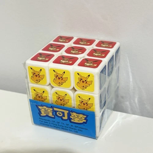 Pokemon 3x3 Rubik’s Cube for kids with Pikachu Eevee Snorlax Blastoise