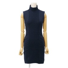 Mint PRADA one piece Size 36 Sleeveless knit tight dress with high neck Bran...