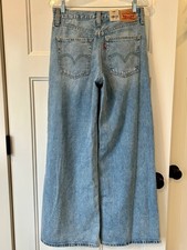 LEVI'S 94 Baggy Wide Leg Mid-Rise Jeans - BOHO Women's 26 x 31 - NEW W/TAGS RARE
