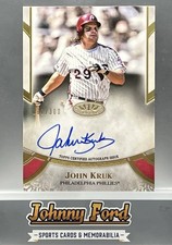 John Kruk 2021 Tier One Prime Performers Auto #182/300 #PPA-JK Phillies