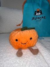 Authentic Jellycat AMUSEABLES CLEMENTINE BNWT Small Soft Plush Toy Orange 🍊 