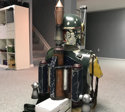 Boba Fett Jetpack Star Wars Life Size - Originalgröße | Cosplay Fan Prop DIY