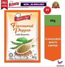 5x Bon Chef White Pepper Seasoning 40g – HALAL Certified – FREE SHIPPING
