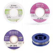 Set of Three Dissolving Strands 1.5mm 2mm 3mm With Solder Techrebal