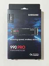 New Samsung 990 PRO 2TB NVMe SSD PCIe Gen 4 M.2 2280 MZ-V9P2T0B/AM